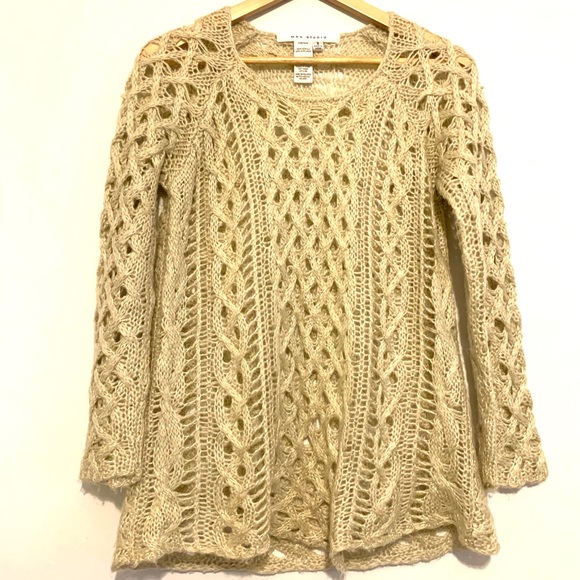 Max Studio Chunky Knit Sweater- Small - Picture 3 of 3